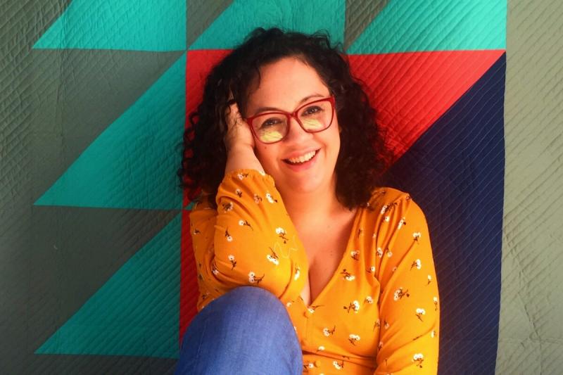 Fabiana Giandoso, cofundadora do São Paulo Modern Quilt Guild, grupo que divulga um estilo moderno de patchwork